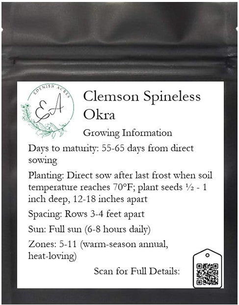 Clemson Spineless Okra