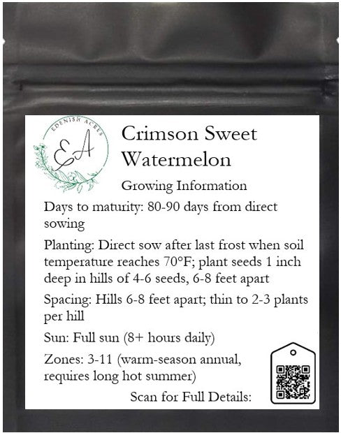 Crimson Sweet Watermelon