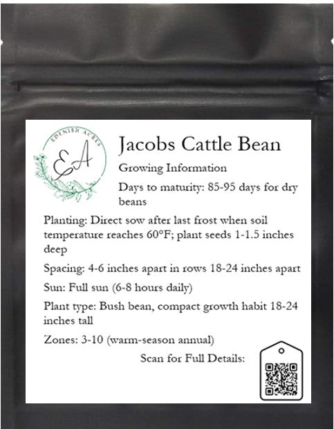 Jacob's Cattle Beans