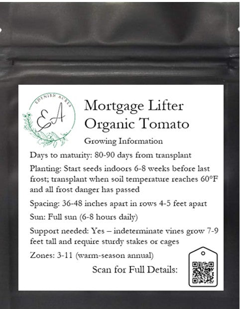 Mortgage Lifter Organic Beefsteak Tomato