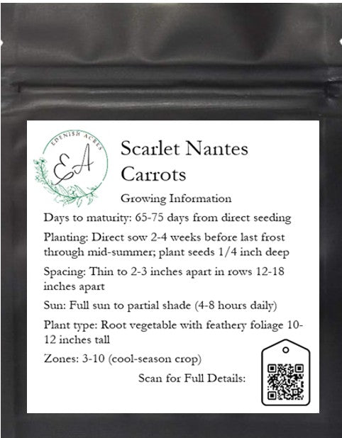 Scarlet Nantes Carrots