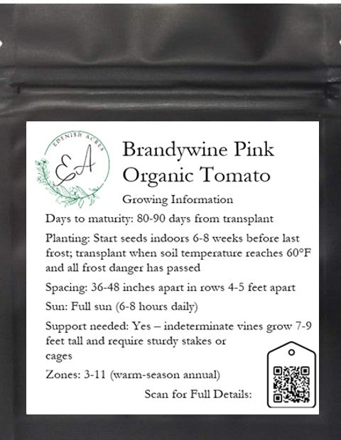 Brandywine Pink Organic Beefsteak Tomato