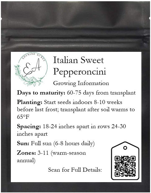 Italian Sweet Pepperoncini Peppers