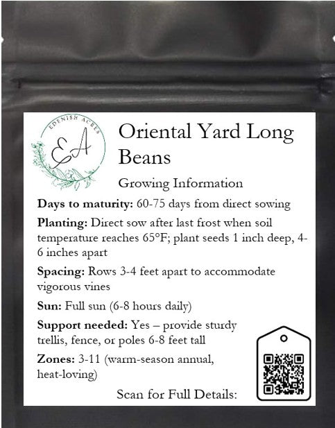 Oriental Yard Long Beans