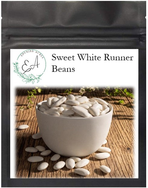 Sweet White Runner Beans